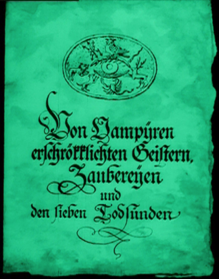 Abb. 3: Von Vampyren, erschrökklichten Geistern, Zaubereyen und den sieben Todsünden. Nosferatu, TC: 00:16:59